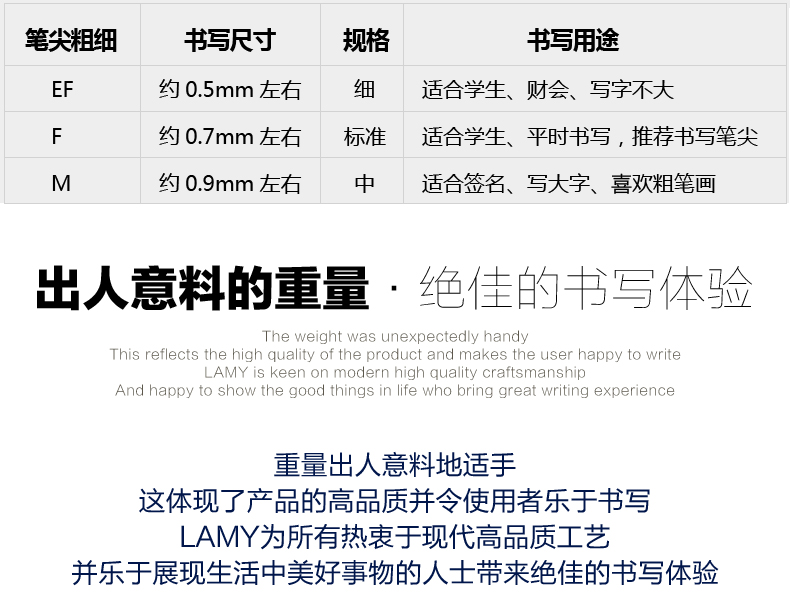 德国进口lamy凌美钢笔恒星AL-star系列墨水笔商务送礼学生练字笔