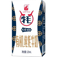 红原有机纯牦高钙牛奶125ml*12支/提