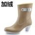 Giày cao cổ thời trang chim bồ câu đi mưa cao gót Hàn Quốc phiên bản giày đi mưa chống nước với giày chống trượt đi lại giày đi mưa Rainshoes