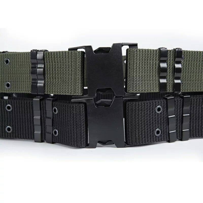 Outdoor S with camouflak with camouflatus outer belt tooling armed with tactical woven belt Security security guard wide belt