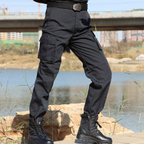 Black training pants mens military camouflage pants overalls security work pants consul tactical pants training pants loose