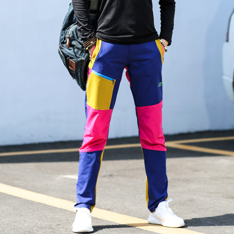 Outdoor Sports Speed Dry Pants Women Long Pants Parquet Color Four Sides Elastic Suction sweat Breathable Hiking Mountaineering Fast Drying Pants Women Summer-Taobao