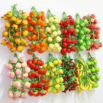 Simulation of fruit string plastic fruit model Farm Le Hotel Kindergarten Fruit shop hang-up foam apple date