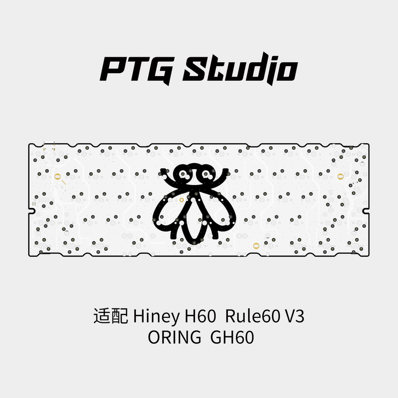 Hiney H60 V2 Hot-Swappable Pcb Is Compatible with Rule60 V3 Oring Gh60 Tofu60 Hiney H60 V2 Hot-Swappable Pcb Is Compatible with Rule60 V3 Oring Gh60 Tofu60