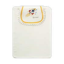 Sweat barrier childrens summer thin quick-drying bamboo cotton gauze sweat-absorbent towel kindergarten embroidered name baby pad sling