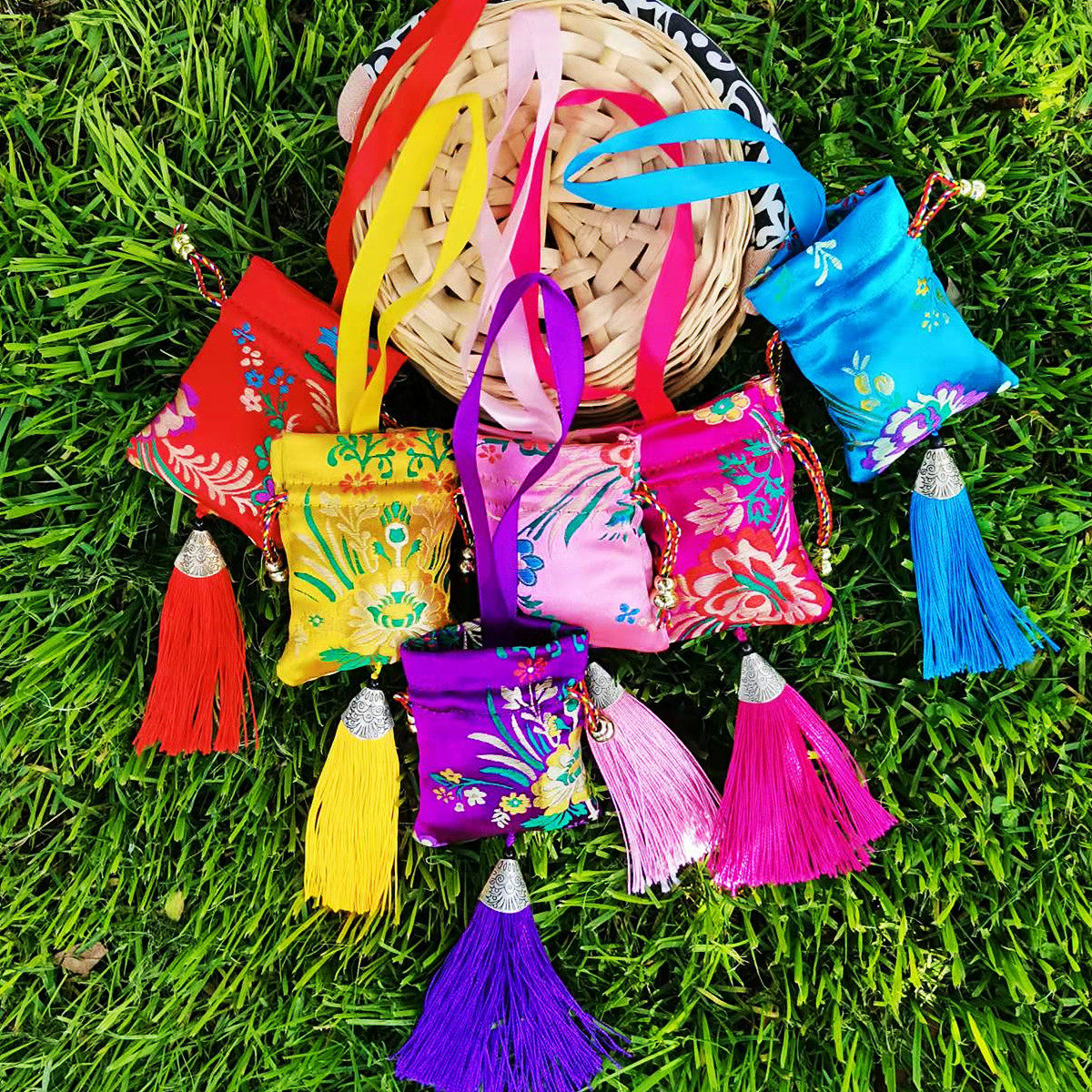 End of the Dragon Boat Festival fragrant bag Sack Empty Bag with Mosquito Repellent Embroidery Ancient Wind Perfume Bags Pharmacies Hospital Diy Fragrant Bags Sachet Bags