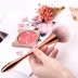 Nhật Bản mini rose gold dụng cụ làm móng bụi bàn chải đa chức năng má hồng bàn chải trang điểm làm đẹp bàn chải mềm làm sạch bàn chải - Công cụ Nail