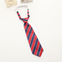 Children Accessories Small Tie Boys Girls School Tie Students Sushion Red and Blue Tie Show