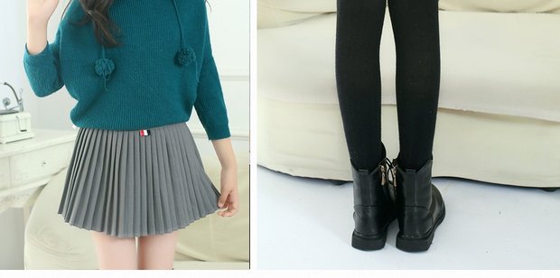 Váy bé gái mùa thu và mùa đông dày lên ở những đứa trẻ lớn xếp li váy công chúa quần áo trẻ em bằng vải bông váy cho bé gái 1 tuổi