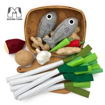 Non-woven vegetables green onions finished products throw green onions Childrens dance melodrama props Non-woven home handmade toys