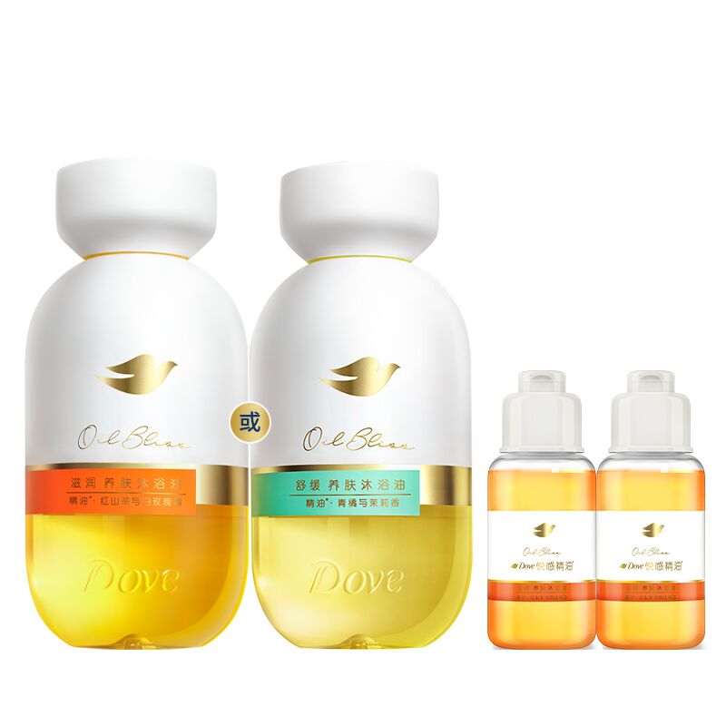 全新多芬养肤沐浴油润