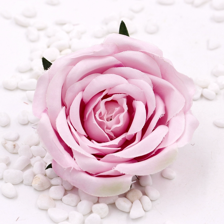 Cao cấp mô phỏng hoa hồng đầu DIY DIY vòng hoa vật liệu Châu Âu retro hoa trà nụ Sen phụ kiện làm bằng tay - Hoa nhân tạo / Cây / Trái cây