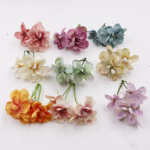 DIY Flower Fairy Model Flower Mori Wreath Accessories Bride Headwear Material Simulation Sperm European Hydrangea