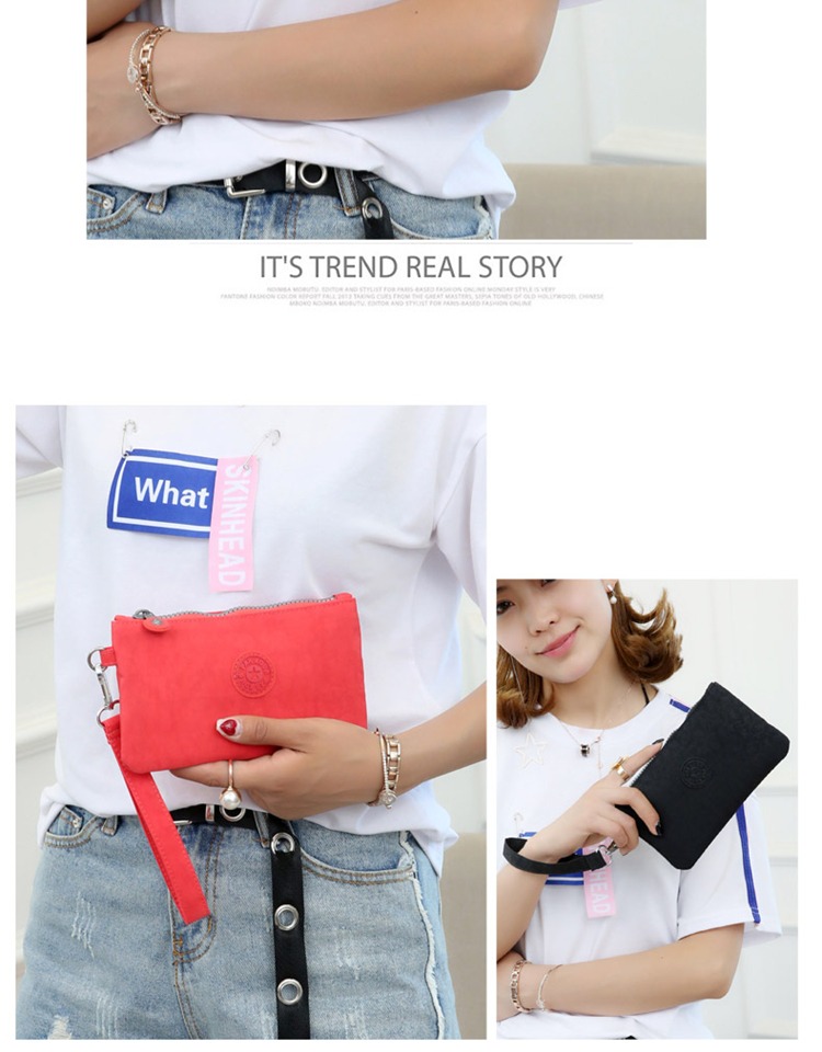 Ví nhỏ nữ túi điện thoại di động Phiên bản tiếng Hàn của túi đựng túi nylon túi xách tay mini túi vải xu Hàn Quốc ví nam gucci