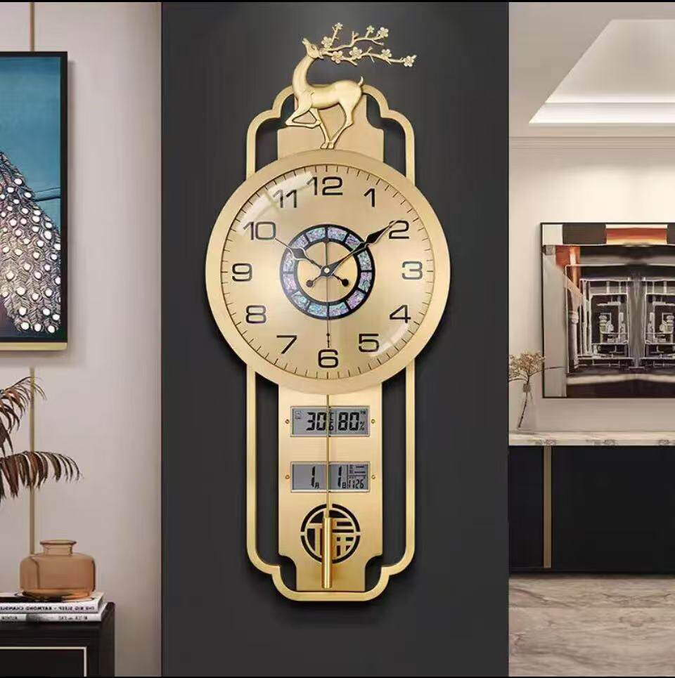 什么样的新中式客厅挂钟最符合2024年的设计趋势?