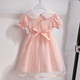 Girls Dress Summer 2024 ໃຫມ່ຄົນອັບເດດ: doll Collar plaid Princess Dress Summer ບາງໆ dress ເດັກນ້ອຍ