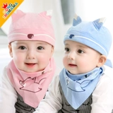 Детская летняя шапка для раннего возраста, осенний милый платок для новорожденных