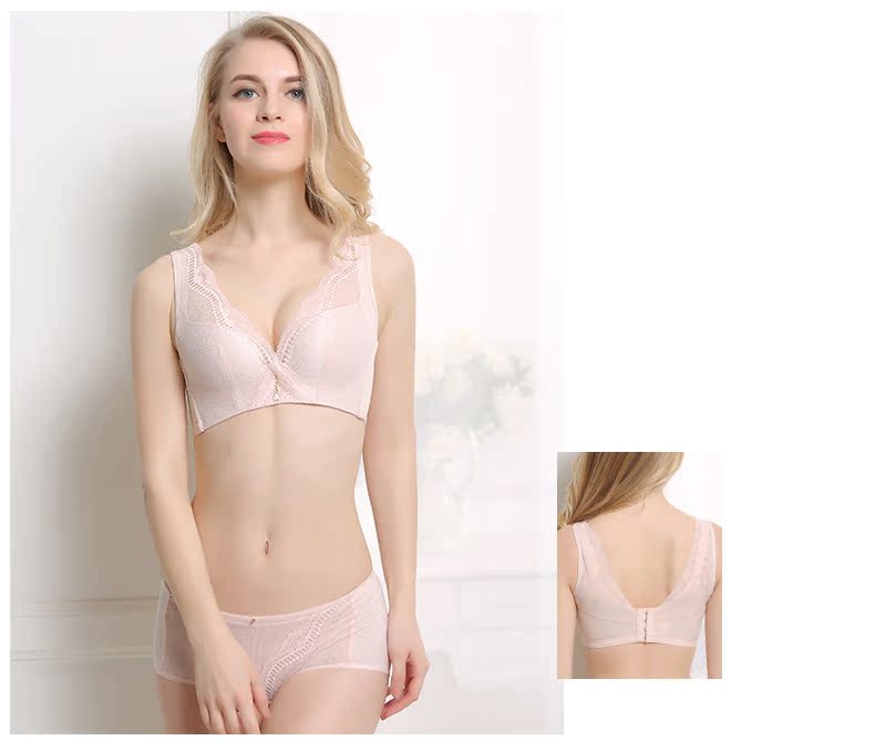 Jane J337A áo lót ren nữ gợi cảm mà không có vành thoáng khí thu thập điều chỉnh loại nhận áo ngực - Áo ngực không dây áo ngực đẹp