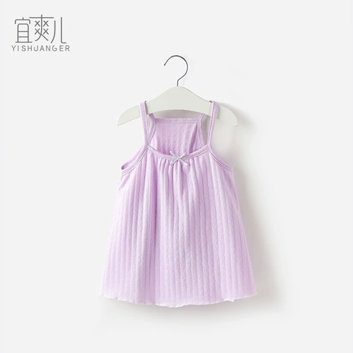 Летняя юбка для девочек, детское тонкое платье, хлопковая летняя одежда, бюстгальтер-топ, пижама, эффект подтяжки