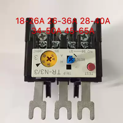 Thermal overload protection relay TR-N3 3 18-26A 26-36A 28-40A 34-50A 65A