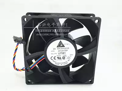Dell U7581 AFC0912DF 12V 1 43A 9032 90*90*32MM large air volume cooling fan