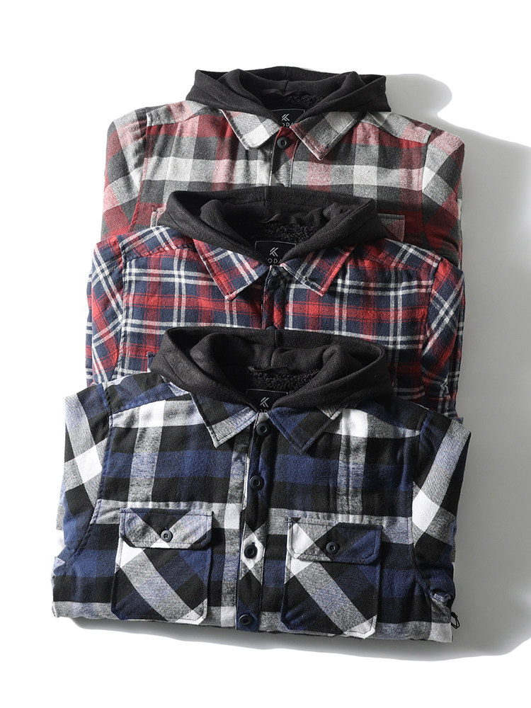 Vêtement Travail Polaire Veste Thermique à Carreaux Pour Homme - Polaire épaisse - Taille M à 3XL - Pour Travail Extérieur Et Loisirs Veste Polaire