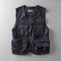  Foreign trade tail single male cut standard cattle goods fishing photographer tooling vest Tide brand export original single waistcoat vest jacket