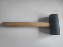 Pet Fencing Accessories Black Small Hammer Wood Handle Rubber Tasteless Environmentally Friendly Little Solid Shockproof Hammer Knockout