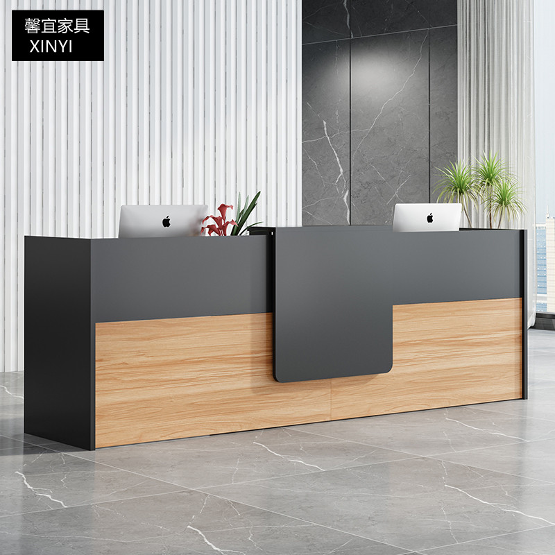 Company Reception Desk Reception Desk Brief Modern Bar Counter Cash Counter Office Furniture Display Desk Office Activity Long Bar Table