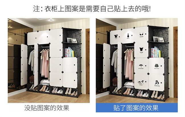 Ba tầng cao 200 kệ lớn rộng 40 cm dài 150 cm phân loại cô gái gia cố không gian tủ quần áo tủ quần áo gỗ