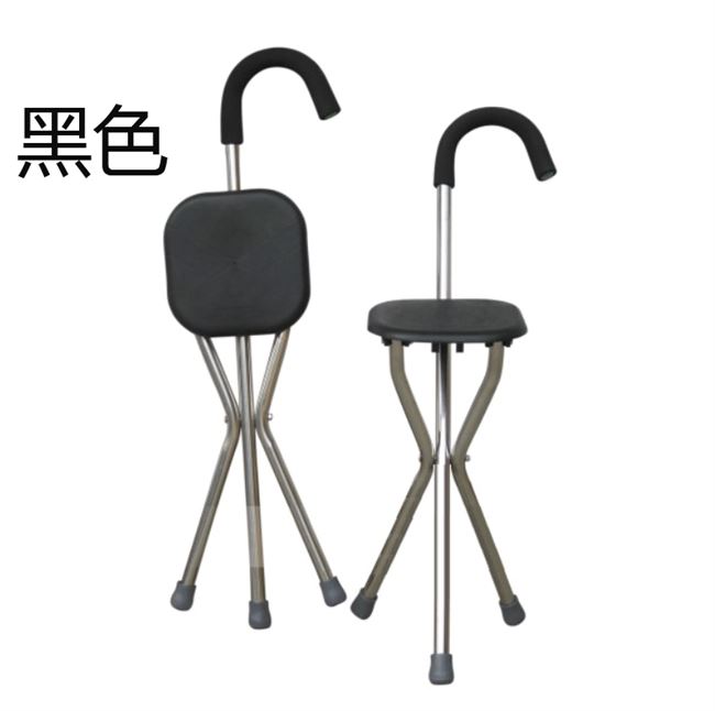 Tay cầm leo núi dài đơn đai xe ngựa Dengzi Shen mía ông già mía bốn chân ghế phân đa chức năng 扙 仗 nhỏ sáu - Gậy / gậy gậy trượt tuyết