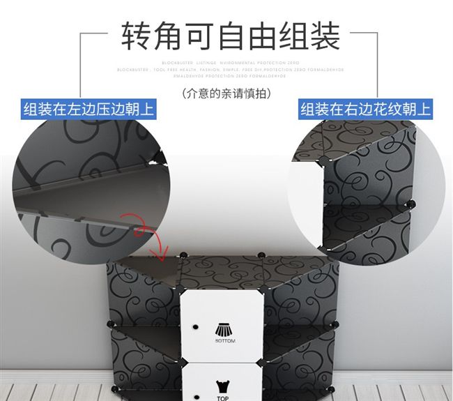 Ba tầng cao 200 kệ lớn rộng 40 cm dài 150 cm phân loại cô gái gia cố không gian tủ quần áo tủ quần áo gỗ