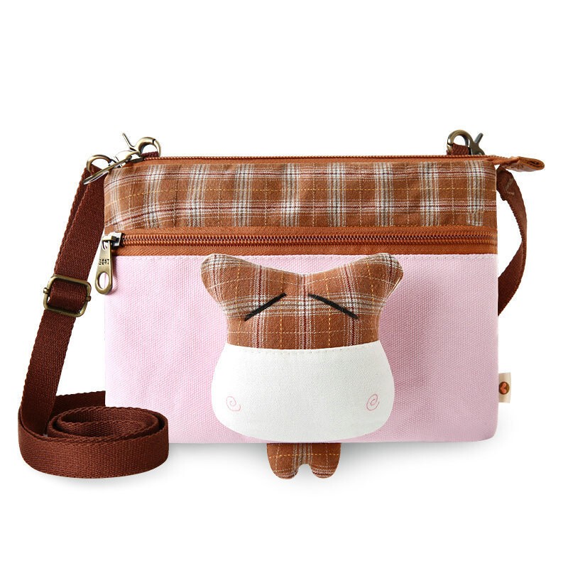 Three-Color Patch iPad Mini4 Protective Case New Tablet Mini2 Canvas Mini Crossbody Bag