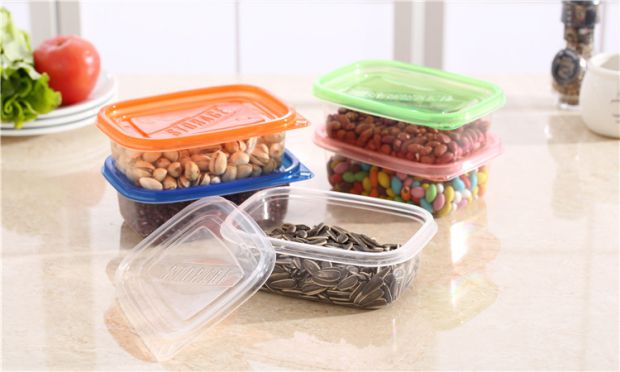 483ml 50 bộ hộp bánh hình chữ nhật dùng một lần hộp ăn trưa hộp ăn trưa gói hộp thức ăn nhanh hộp lưu trữ trái cây - Hộp cơm điện sưởi ấm hộp đựng cơm hâm nóng
