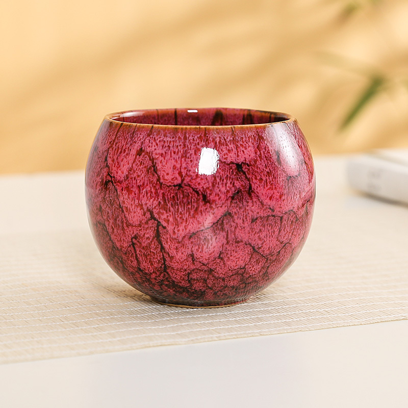 Chinese Kiln-Fired Jianzhan Single Cup, Retro Five-Element Cup, Ceramic Master Cup Set, Kung Fu Large Tea Cup, Tasting Cup Chinese Kiln-Fired Jianzhan Single Cup, Retro Five-Element Cup, Ceramic Master Cup Set, Kung Fu Large Tea Cup, Tasting Cup