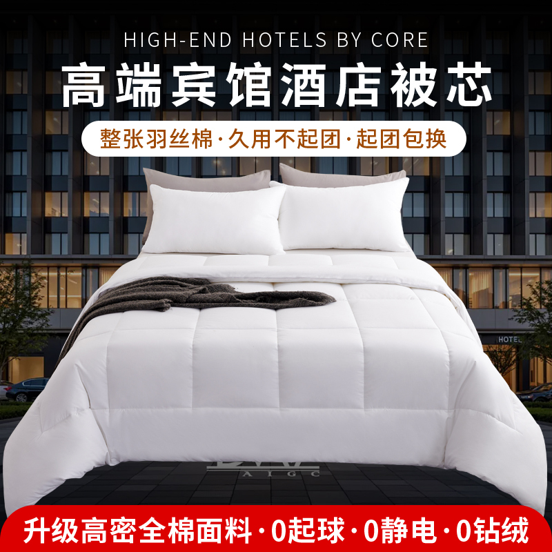 Hotel White Quilt Core, Hotel-Specific, Pure Cotton, Thickened, Warm Winter Quilt, Spring and Autumn Quilt, Summer Quilt, All-Season Quilt Hotel White Quilt Core, Hotel-Specific, Pure Cotton, Thickened, Warm Winter Quilt, Spring and Autumn Quilt, Summer Quilt, All-Season Quilt