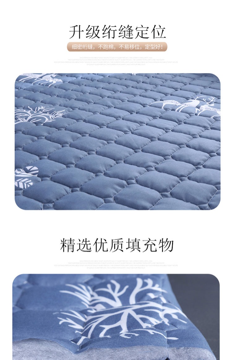 Rửa mỏng có thể gập lại nệm đôi nệm Simmons bảo vệ pad 1.8m 1,5 m 1,2 nệm pad là trượt - Nệm nệm 1m2
