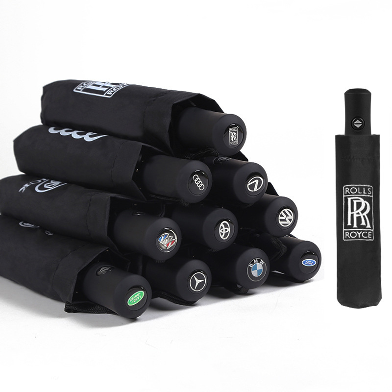 Car Logo Umbrella Rolls-Royce Bentley Bmw Porsche Mercedes-Benz Cadillac Audi Volkswagen 70% off Umbrella
