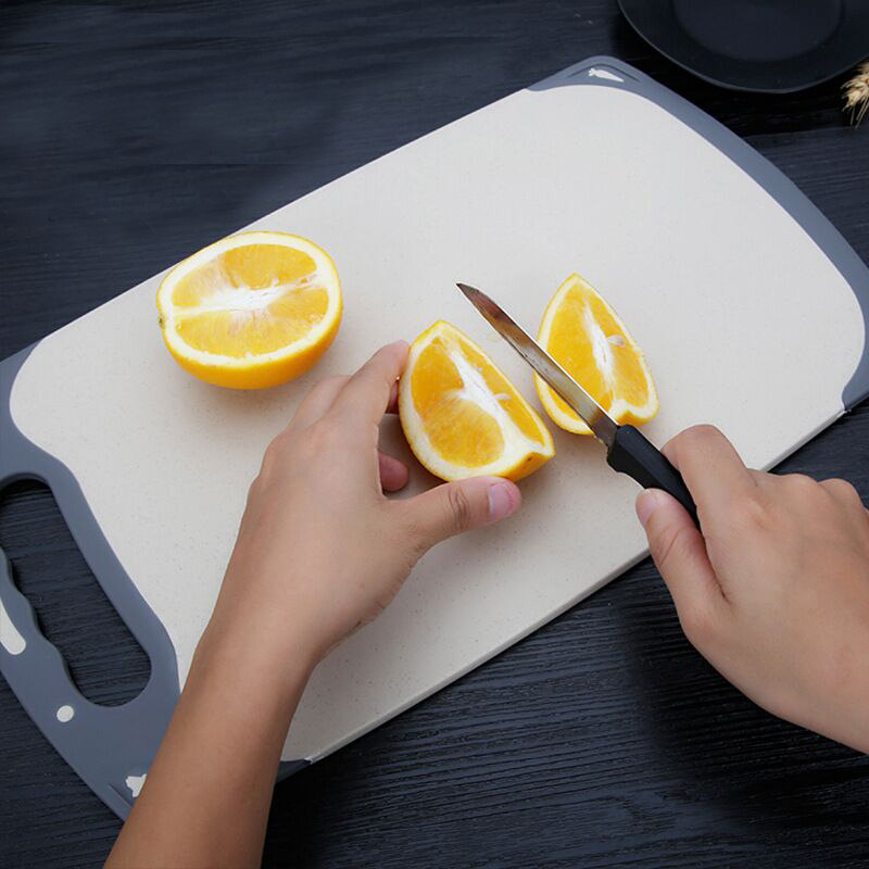 Accounting board household meat cutting board antibacterial cutting board sticky board household kitchen knife board plastic household fruit chopping board