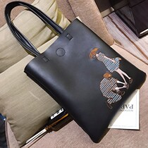 Book handbag pu leather leather Literature and Art soft leather Womens Big bag campus college students class shoulder bag back bag