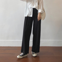 Wide-legged pants fat sister mm thin big legs thick big size transparent pants womens summer thin Joker casual pants