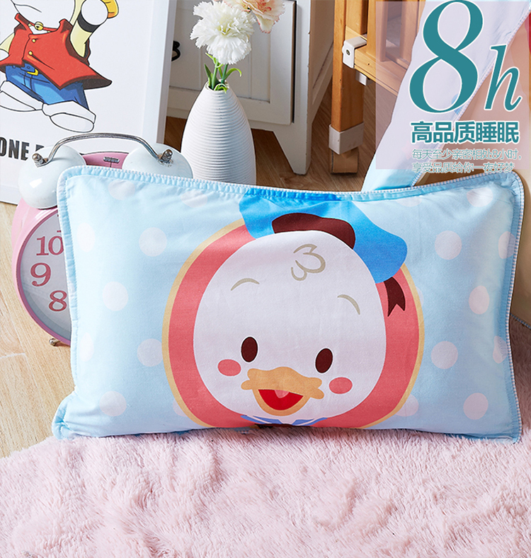 Bông trẻ em phim hoạt hình gối bông mẫu giáo bé gối 30 * 50 cm sinh viên áo gối Trang KT