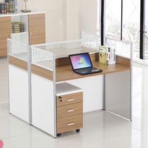 Office screen office table and chair combination 2 4 6 person card holder staff work position Company furniture can be customized
