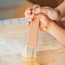 Japanese wooden handle barbecue brush baking tools make cake biscuit brush bread brush high temperature resistant oil brush high temperature pancake