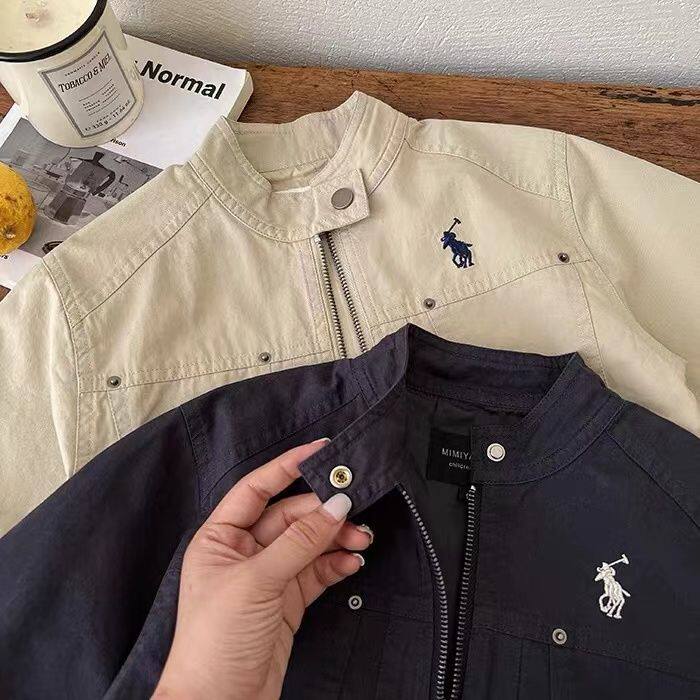 Детская демисезонная куртка для мальчиков, в корейском стиле, в западном стиле 