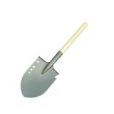 205 марганцевая сталь маленькая заостренная лопата на открытом воздухе.