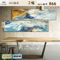 Modern Art Lines Abstract Headboard Paintings Decorative drawing material HD pictures Living room Bedroom hanging picture pictures