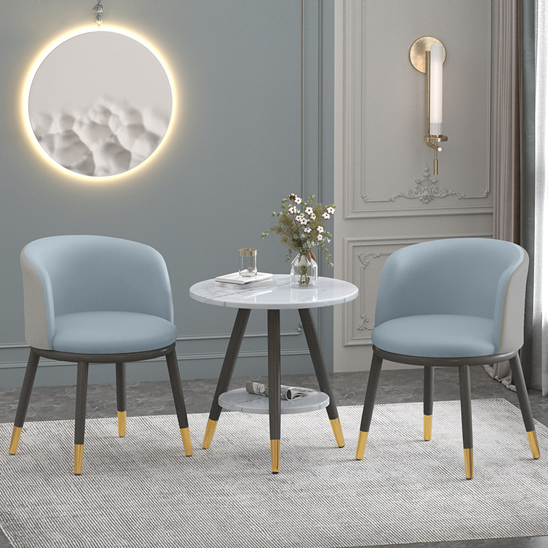 Balcony Tea Table And Chairs Combination Tea Table Small Round Table Casual Table And Chairs Three Suits A Table Two Chairs Balcony Casual Chairs-Taobao