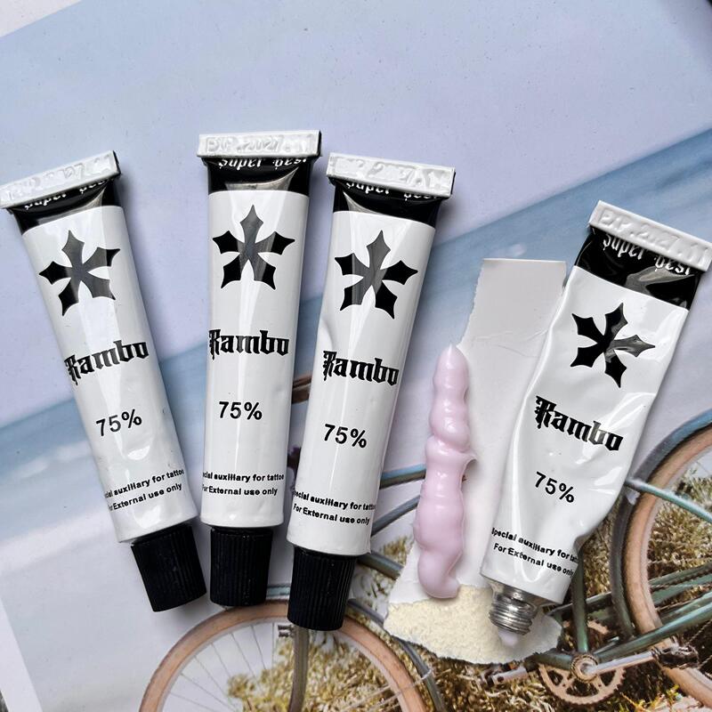 Black Rice Pattern Tattoo External Application for Eyebrow Tattoo, Lip Tattoo, Eyeliner Coloring, Auxiliary Repair Agent, Xiaobai White Tool Cream