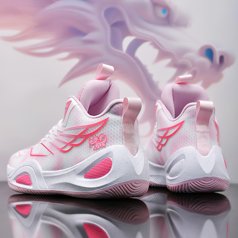Children's Professional Practical Basketball Shoes for Men and Women, Summer Breathable Training Shoes for Older Children, Girls' Pink Sports Shoes for Girls Children's Professional Practical Basketball Shoes for Men and Women, Summer Breathable Training Shoes for Older Children, Girls' Pink Sports Shoes for Girls